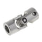 Single Chrome Universal Steering Shaft U Joint Coupler