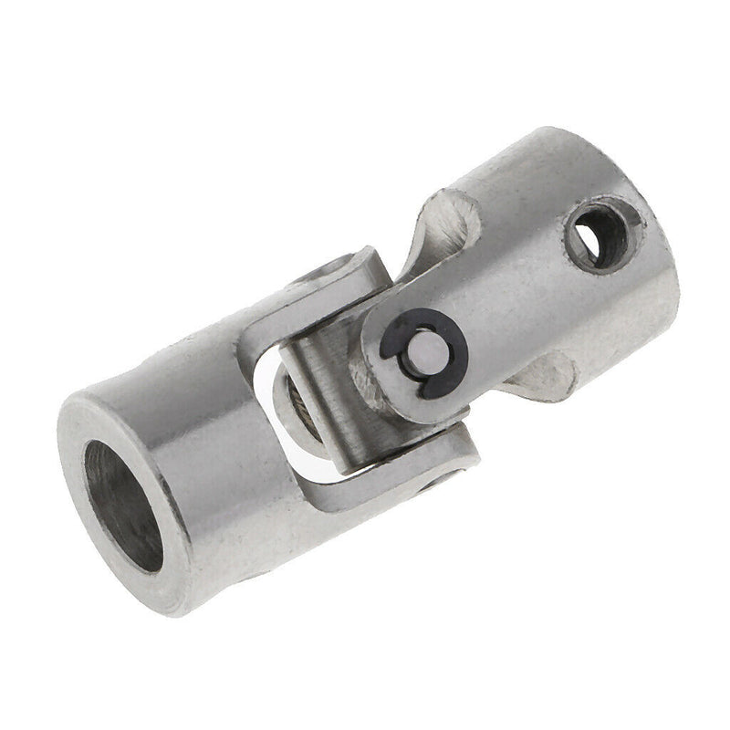 Single Chrome Universal Steering Shaft U Joint Coupler