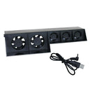 External Cooling Super Turbo 5Fan Cooler With USB Cable For Playstation 4 PS4
