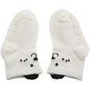 Baby Girls Cotton Cartoon Pattern Anti-Slip Socks White Sï¼ˆ0 - 2 yearsï¼‰