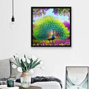 5D DIY Full Drill Diamond Painting Peafowl Animal Cross Stitch Embroidery