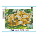 5D DIY Full Drill Diamond Painting Wolf Cross Stitch Embroidery (40x50cm)