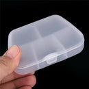 1pc Pills Medicine Box Case Storage Organizer Holder 5 Slots TranspaS Gw