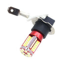 1 pair H3 4041 SMD 57 LED Bulbs XENON White 6000K Car Fog Light Lamp 12V-24