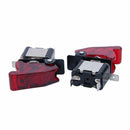 2PC Red LED SPST Toggle Rocker Switch Control On/Off 12V 20A with Safety Co V1A3