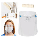 Safety Reusable Goggles Face Visor Transparent Door Handle Cover Set
