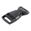 7Pcs Plastic Side Release Squeeze Buckles for 2cm Webbing Strap Black