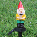 LED Solar Lawn Lamp Spike Santa Claus Shape Waterproof Xmas Outdoor Decor