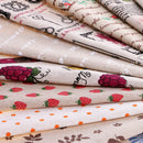 31pcs Mixed Cotton Linen Fabric Printed Material Bundle Scraps For Quilting