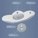 Sleep Cushion Lumbar Support Pillow Adjustable Height Home Pregnancy Pain Relief