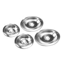 Stove Drip Pans Set for GE-Hotpoint,4Pcs (2) 6" &(2) 8" ,229825 & 229850