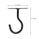 5 Metal Wall Mounted Ceiling Hooks for Hanging Flowerpot Hook Wall HooksSEAU