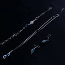 Elegant Luxury Design New Fashion Austrian Alloy Drop Jewelry Sets Women