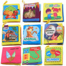 9-Pack Non Toxic Fabric Baby Cloth Books Early Education Toys Activity Crin