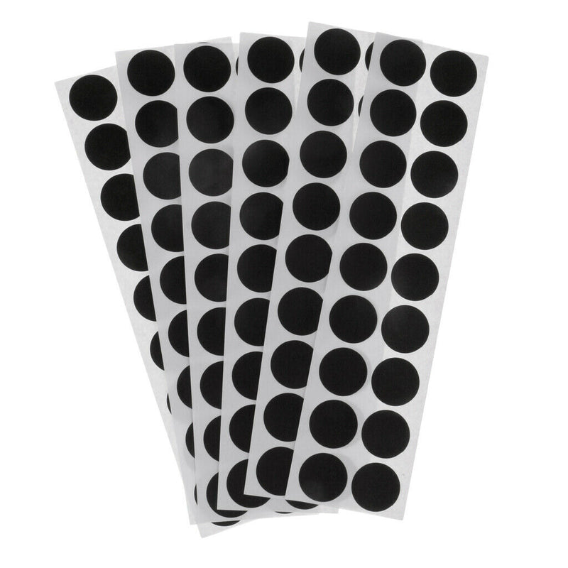 900pcs Self Adhesive Shooting Paper Shooting Stickers Patches Black for Sporting