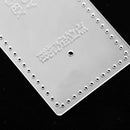 2Pcs Acrylic Clear Template Handcrafting Set For Leather Bag Pattern Craft