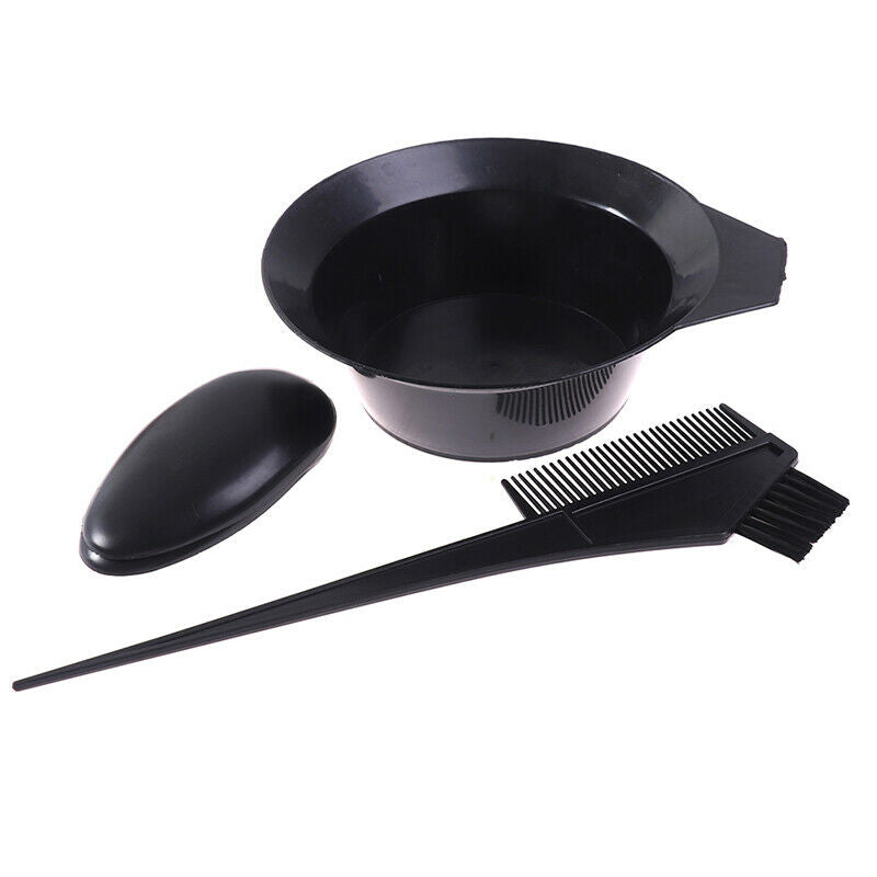 8Pcs Hair Color Dye Bowl Comb Brushes gloves hat Tool Kit Dye Bowl Comb Brus Hn