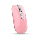 1600DPI Wireless Mouse 2.4GHz Receiver Bluetooth5.0 Mute Gaming Mice for MacBook