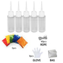 DIY Clothing Graffiti Rubber Bands Portable Textile Paint Tie Dye Kit Non Toxic