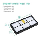 Vacuum Cleaner Parts 24Pcs Accessories for Irobot Roomba 880 860 870 871 98