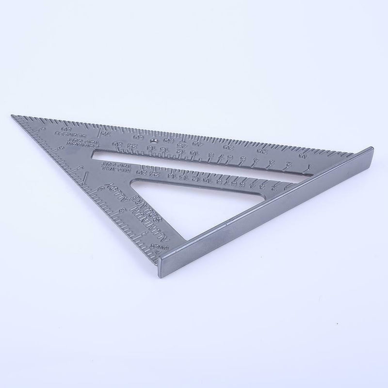 Metric Inch 90 Degree 45  Degree Square Triangle Ruler Measurement  Tools A