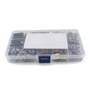 200pcs Assorted Spire Clips U Nuts  Fasteners Flange Self Tapping Screws