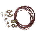 1 Set Jewelry Pendant Beads Cord Charms for DIY 4pcs Couple Lover Bracelet