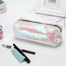 DIY Double Color Sequins Glitter Handbag Pencil Case Cosmetic Bag Makeup Po A6J8