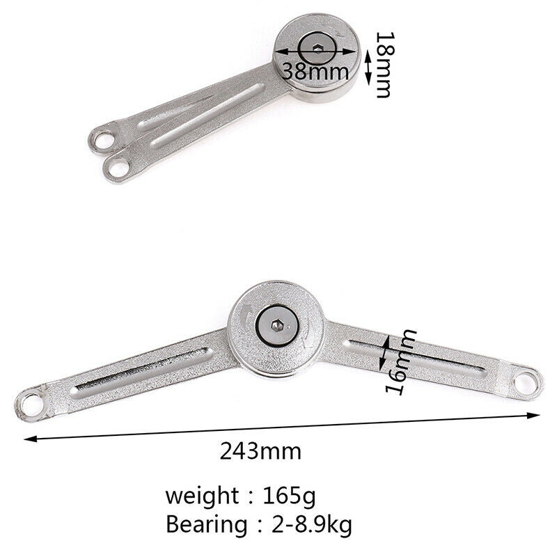 1 set Rotatable Replacement Door Cabinet Lid Support Hinge StayOZ