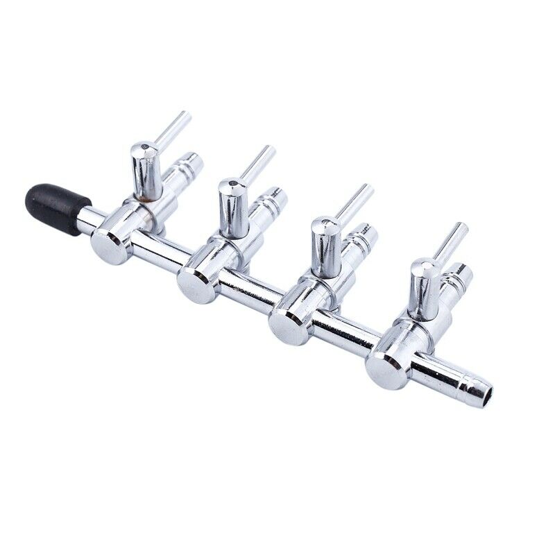 Aquarium Fish Tank Pump Air Flow Tube Pipe Line Control Valve Outlet:5,CoppeK5X5