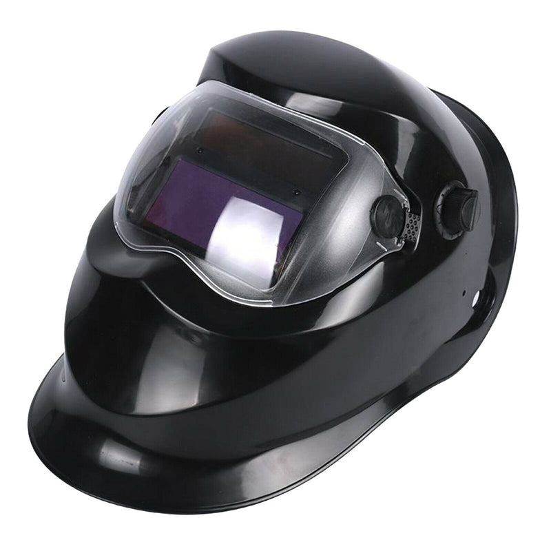 Solar Power Auto Darkening Welding Helmet Shade Range 9-13 with Grinding Feature