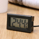 Waterproof Electronic Digital LCD Pet Aquarium Thermometer w/ Probe(Black) A