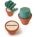 Cup Cactus Potted Coasters Table Decoration Novelty Table Decor Insulat Mat G5M9