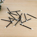 50pcs Disposable Lip Brush Lipstick Gloss Wands Lipbrush Makeup Tool Black