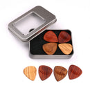Bass Ukulele Guitars Banjo Picks Pendant+Iron Case Set Musical Instrument