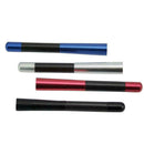 Car Carbon Fiber Black Aluminum Screw Radio Short Antenna Aerial Universal B6W7