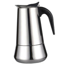 Stainless Steel Espresso Percolator Coffee Stovetop Maker Mocha Pot 6 Cups