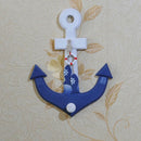 Nautical Anchor Wall Hanging Hook Buoy Fish Decor Coat Hat Mediterranean