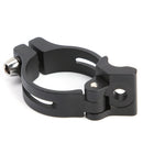 Bicycle Seatpost Clamp Aluminum Alloy MTB Road Bike Clip Black (31.8mm)