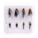 8PCS Holographic Prince Nymph Trout Fishing Flies Size 12#,10# Pretty U6H9