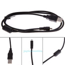 1M Black 8 Pin USB Data Cable Cord for Nikon Olympus Pentax Sony Panasonic Sanyo