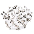 40 Pcs Quick Fast Blow 250V 2A 4A 5A 15A Glass Tube Fuses 6x30mm