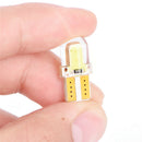 10X LED T10 194 168 W5W COB 8SMD CANBUS Silica Bright White License Light BulbME