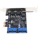4 Ports USB 3.0 PCI-e Expansion Card - PCI express PCIe Hub Adapter, for Windows