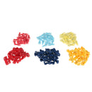 120pcs/Pack T-Tap Male Insulated Wire Quick Splice Terminal Connectors Kit