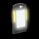 48 LED Solar Light PIR Body Sensing Waterproof Yard Path Wall Lamp (Black)