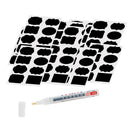 Chalkboard Lables Home Kitchen Jars Blackboard Stickers Marker Pen Set 88PCs