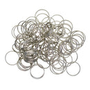 100Pcs Iron Split Key Rings Keyrings Keys chains Charms Clasp DIY Craft 20mm