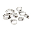 60Pcs Stainless Steel Hose Pipe Hoop Strong Hose Clamps Wire Assorted Kit Tool a