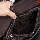 Bullcaptain Leather Crossbody Bag For Men Messenger Leather Chest Bag Casua